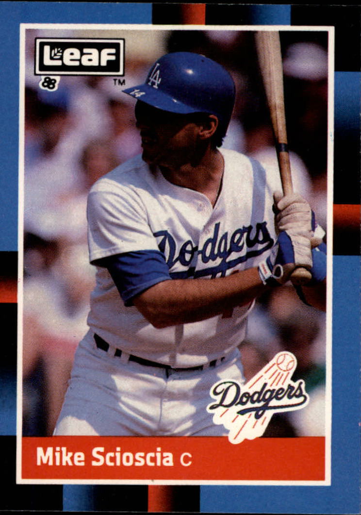 1988 Leaf/Donruss Baseball Cards       097      Mike Scioscia